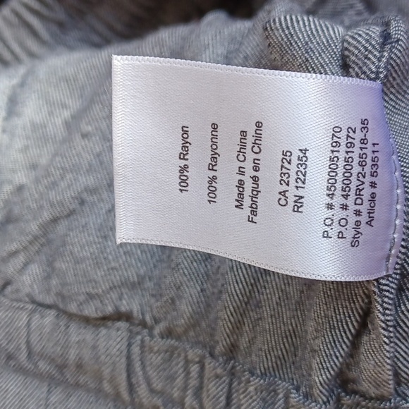 Talula Chalet Gray "Los Felizas" Lightweight Twill Jogger Pant- Sz. Sm - Picture 5 of 10